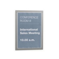 DURABLE MAGAFRAME A4 SILVER 10/Pck